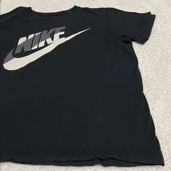 Nike Mens size large black short sleeve tee shirt with “Nike” print ¥ - Picture 8 of 16